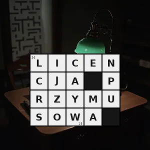 Hasło krzyżówkowe odpłatna licencja niewyłączna przyznawana na okres czasowy przez urząd patentowy niezależnie od zgody upoważnionego - licencja przymusowa – rozwiązanie, synonimy, podpowiedzi i definicje krzyżówkowe